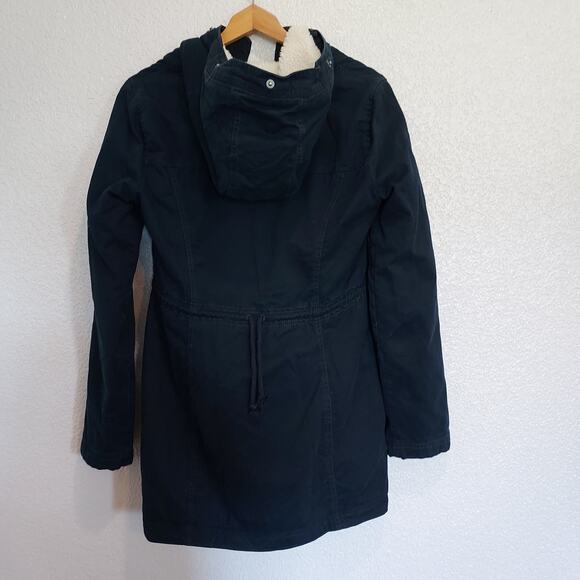 Hollister Navy Blue Fleece Lined Jacket Size L - Picture 8 of 11